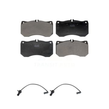Front Semi-Metallic Disc Brake Pads And Wear Sensors Kit For Audi S6 S7 S8 KPW-101400