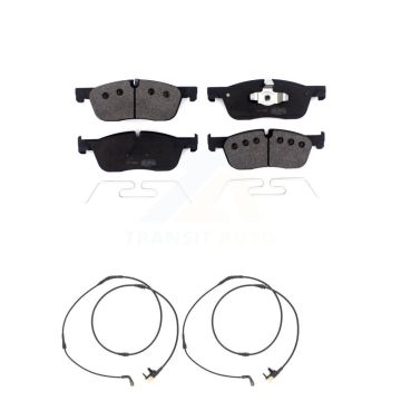 Front Semi-Metallic Brake Pads & Wear Sensor Kit For Jaguar F-Pace Land Rover Range Velar KPW-101402