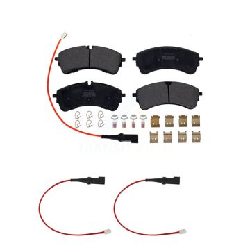 Rear Semi-Metallic Disc Brake Pads And Extra Wear Sensors Kit For Ford Transit-350 HD KPW-101421