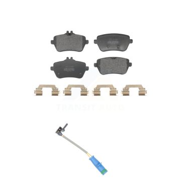 Rear Semi-Metallic Disc Brake Pads And Wear Sensors Kit For 2020 Mercedes-Benz S450 3.0L KPW-101425
