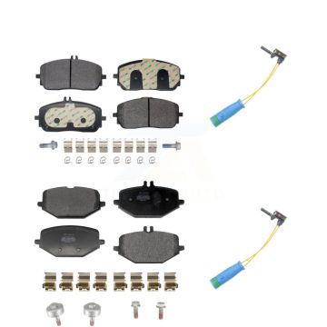 Front Rear Semi-Metallic Disc Brake Pad And Wear Sensor Kit For Mercedes-Benz GLE350 G550 KPW-101450