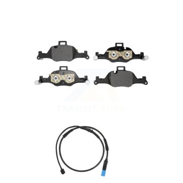 Front Semi-Metallic Disc Brake Pad And Wear Sensor Kit For BMW X5 X6 With Standard Brakes KPW-101563