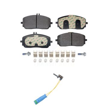 Front Semi-Metallic Brake Pad Wear Sensor Kit For Mercedes-Benz GLE350 GLB250 GLA250 A220 KPW-101571