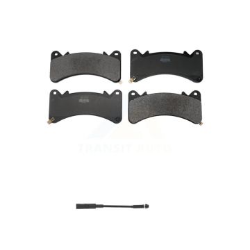Front Semi-Metallic Brake Pads Wear Sensor Kit For GMC Chevrolet Silverado 1500 Sierra XL KPW-101575
