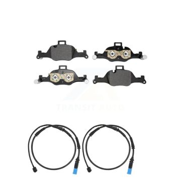 Front Semi-Metallic Disc Brake Pad And Wear Sensor Kit For BMW X5 X6 With Standard Brakes KPW-101582
