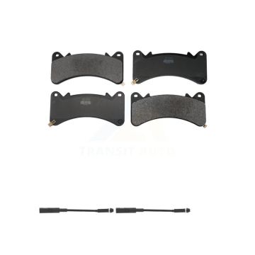 Front Semi-Metallic Brake Pads Wear Sensor Kit For GMC Chevrolet Silverado 1500 Sierra XL KPW-101594