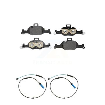 Front Semi-Metallic Disc Brake Pad And Wear Sensor Kit For BMW 530i xDrive 540i 530e 540d KPW-101596