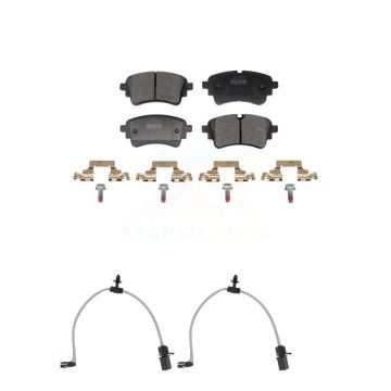 Rear Semi-Metallic Brake Pad Wear Sensor Kit For Audi Q5 Sportback SQ5 PHEV A6 Quattro A7 KPW-101632