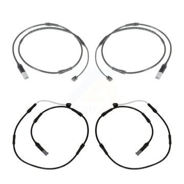 Front Rear Brake Pads Wear Sensor (4 Pack) For BMW M6 Gran Coupe KSE-100120