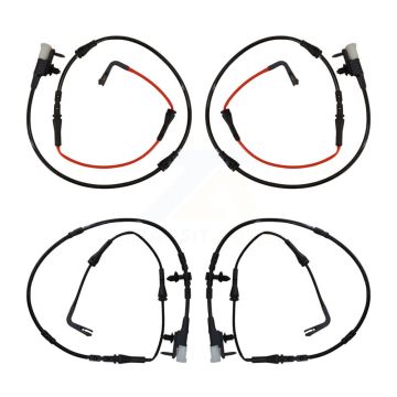 Front Rear Brake Pads Wear Sensor (4 Pack) For Jaguar XE KSE-100133