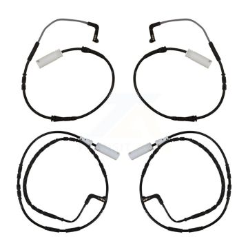Front Rear Brake Pads Wear Sensor (4 Pack) For BMW 335i 323i 328i 135i 335d 130i KSE-100142