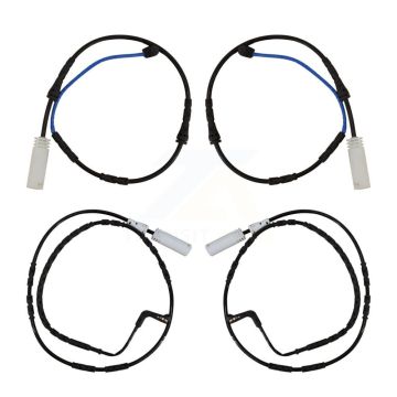 Front Rear Brake Pads Wear Sensor (4 Pack) For BMW 135i 135is 3.0L KSE-100146
