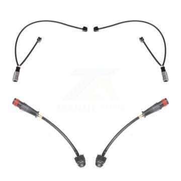 Front Rear Brake Pads Wear Sensor (4 Pack) For 2014 Mercedes-Benz CLS63 AMG S 5.5L KSE-100170