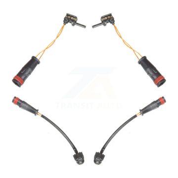 Front Rear Brake Pads Wear Sensor (4 Pack) For 2021 Mercedes-Benz S63 AMG 4.0L KSE-100173