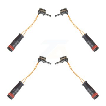 Front Rear Brake Pads Wear Sensor (4 Pack) For Mercedes-Benz C300 GLK350 GLK250 C350 E350 KSE-100174