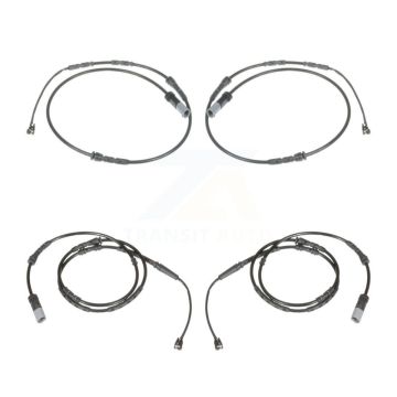 Front Rear Brake Pads Wear Sensor (4 Pack) For BMW X3 X4 KSE-100176