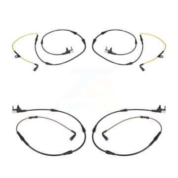Front Rear Brake Pads Wear Sensor (4 Pack) For Land Rover Range Sport Discovery KSE-100177