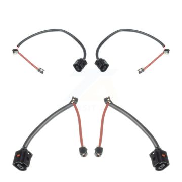Front Rear Brake Pads Wear Sensor (4 Pack) For Porsche Taycan Panamera KSE-100179