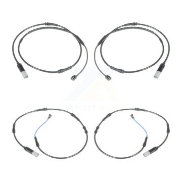 Front Rear Brake Pads Wear Sensor (4 Pack) For BMW 528i 650i 535i xDrive Gran Coupe 640i KSE-100184