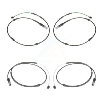 Front Rear Brake Pads Wear Sensor (4 Pack) For BMW X5 X6 KSE-100192