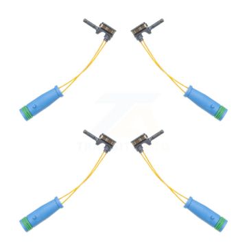 Front Rear Brake Pads Wear Sensor (4 Pack) For Mercedes-Benz GLC300 C300 GLE450 GLE350 S KSE-100199