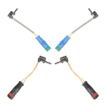 Front Rear Brake Pads Wear Sensor (4 Pack) For Mercedes-Benz S550 S560 Maybach S580 S450 KSE-100202