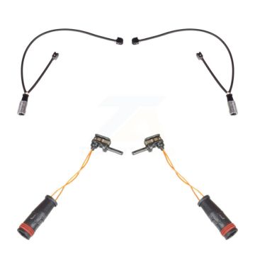 Front Rear Brake Pads Wear Sensor (4 Pack) For Mercedes-Benz E63 AMG S GT R C Black 63 KSE-100203