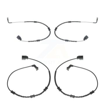 Front Rear Brake Pads Wear Sensor (4 Pack) For Jaguar XF XJ XFR XKR XFR-S XJR KSE-100208