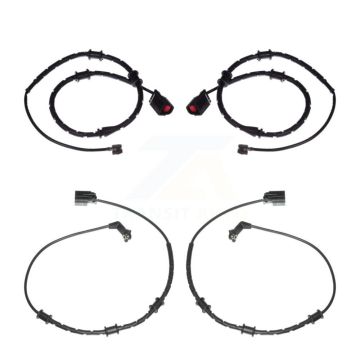 Front Rear Brake Pads Wear Sensor (4 Pack) For Jaguar XJ KSE-100211