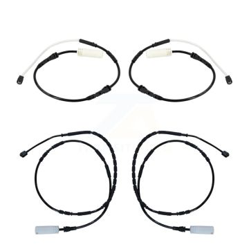 Front Rear Brake Pads Wear Sensor (4 Pack) For BMW 328i xDrive 335i 335is 335d 325i KSE-100212