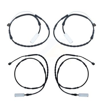 Front Rear Brake Pads Wear Sensor (4 Pack) For 2012 BMW 328i xDrive 3.0L KSE-100213