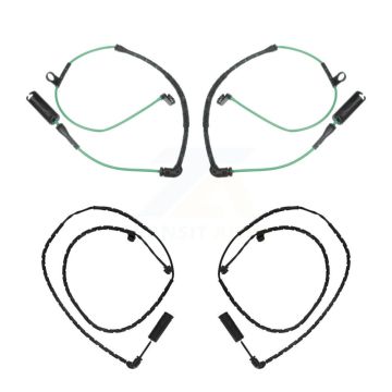 Front Rear Brake Pads Wear Sensor (4 Pack) For Land Rover Range KSE-100224