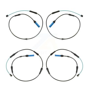 Front Rear Brake Pads Wear Sensor (4 Pack) For BMW 530i xDrive 540i 750i M550i M5 M850i KSE-100225