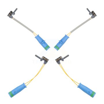 Front Rear Brake Pads Wear Sensor (4 Pack) For Mercedes-Benz E53 AMG CLS53 SL63 SL55 SL43 KSE-100227