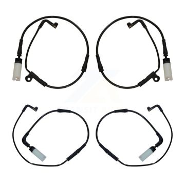 Front Rear Brake Pads Wear Sensor (4 Pack) For BMW 530i 528i xDrive 525i 535i 550i 545i KSE-100230