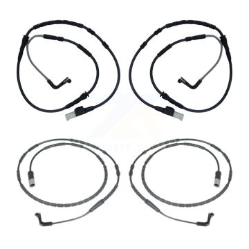 Front Rear Brake Pads Wear Sensor (4 Pack) For BMW Z4 KSE-100231