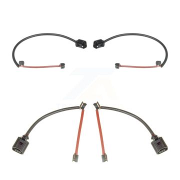 Front Rear Brake Pads Wear Sensor (4 Pack) For Audi Q7 Porsche Cayenne KSE-100237