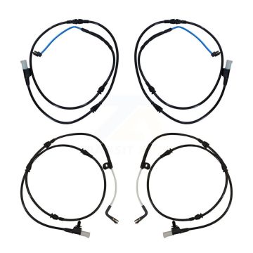 Front Rear Brake Pads Wear Sensor (4 Pack) For Land Rover Range Sport with 380mm Rotor KSE-100244