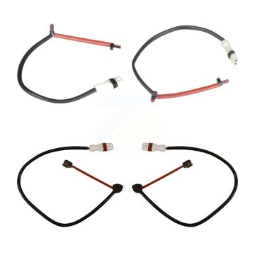 Front Rear Brake Pads Wear Sensor (2 Pack) For 2005-2008 Porsche 911 Carrera S with 3.8L KSE-100368