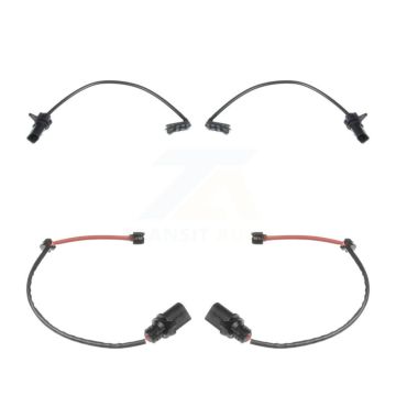Front Rear Brake Pads Wear Sensor (4 Pack) For 2011 Audi A6 KSE-100404