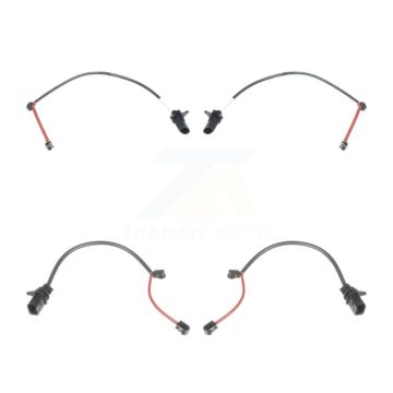 Front Rear Brake Pads Wear Sensor (4 Pack) For Audi A7 KSE-100407