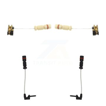 Front Rear Brake Pads Wear Sensor (4 Pack) For Mercedes-Benz E430 E55 AMG C43 KSE-100422