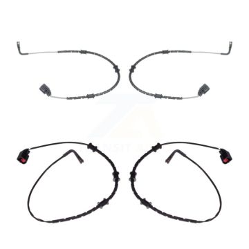Front Rear Brake Pads Wear Sensor (4 Pack) For Jaguar F-Type KSE-100428