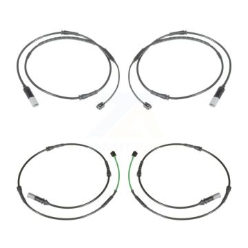 Front Rear Brake Pads Wear Sensor (4 Pack) For BMW 535i GT xDrive 550i KSE-100437