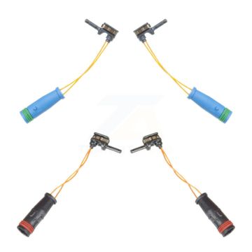Front Rear Brake Pads Wear Sensor (4 Pack) For Mercedes-Benz C250 E400 KSE-100438
