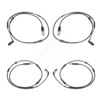 Front Rear Brake Pads Wear Sensor (4 Pack) For 2009 BMW 750i 750Li KSE-100448