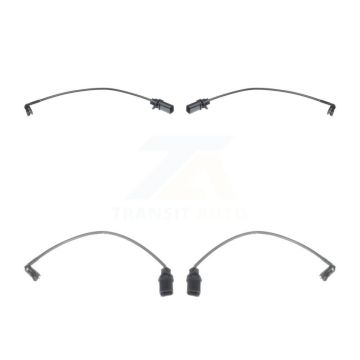 Front Rear Brake Pads Wear Sensor (4 Pack) For Audi A6 Quattro A7 KSE-100454