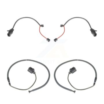 Front Rear Brake Pads Wear Sensor (4 Pack) For 2011 Audi S6 5.2L KSE-100456