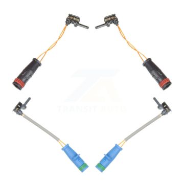 Front Rear Brake Pads Wear Sensor (4 Pack) For Mercedes-Benz S450 KSE-100475