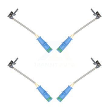 Front Rear Brake Pads Wear Sensor (4 Pack) For Mercedes-Benz S450 without Ceramic KSE-100476